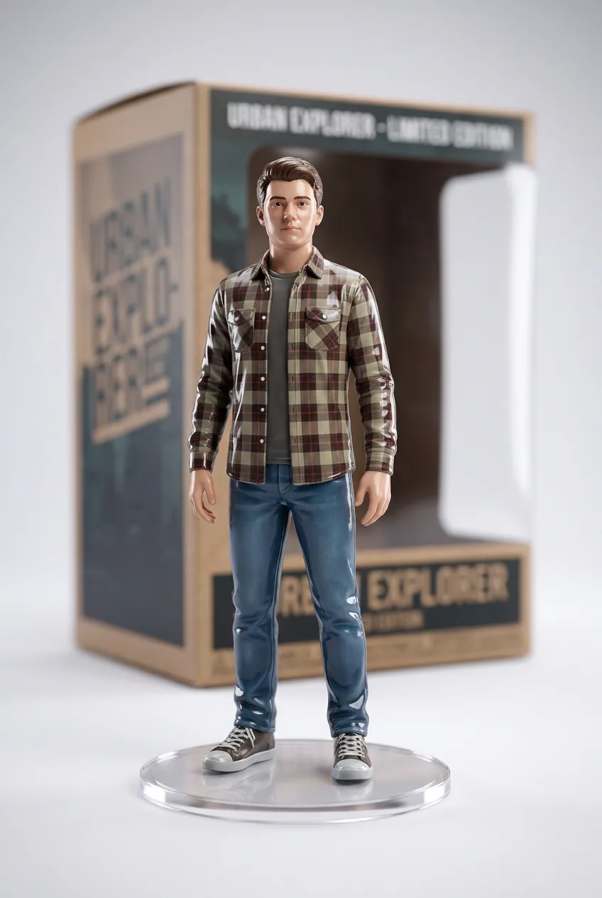 Nano Banana example — 3D collectible figurine