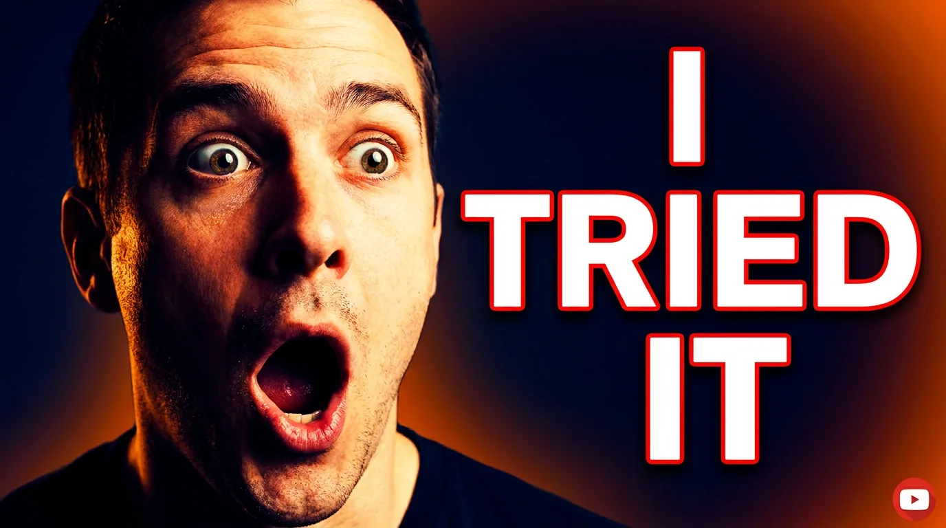 Nano Banana example — Bold reaction-style thumbnail