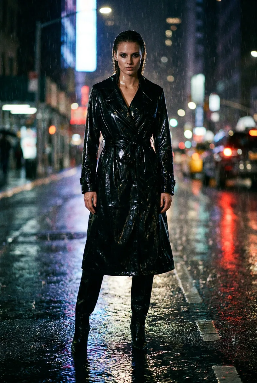 Nano Banana JSON-style prompt example — fashion editorial