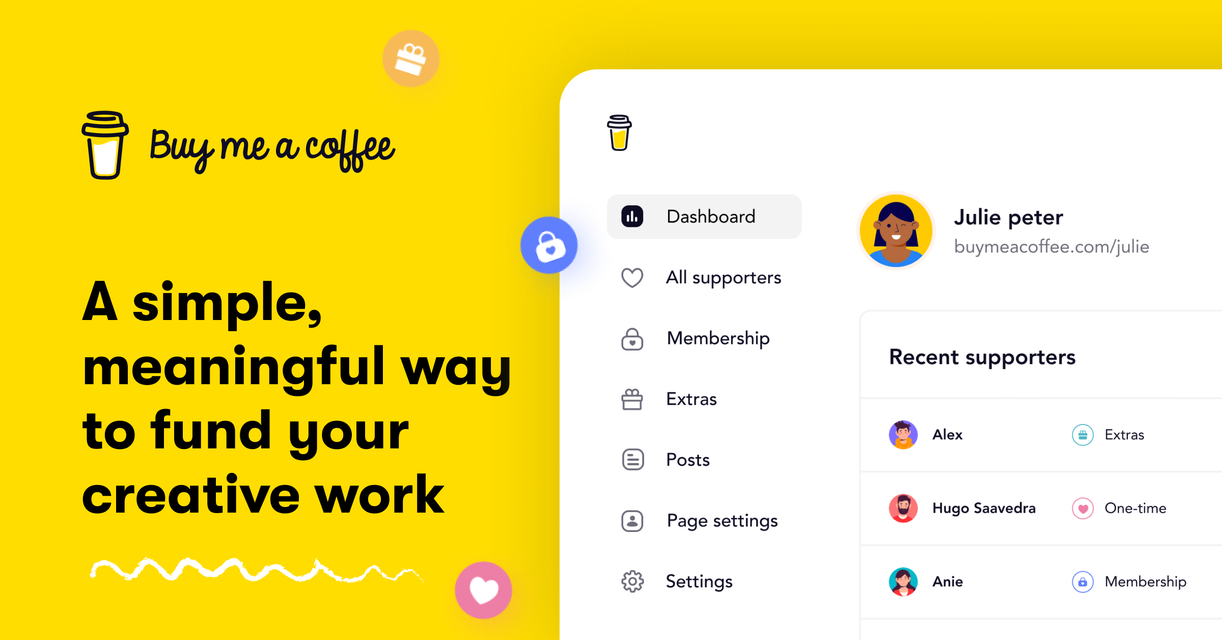Buy Me a Coffee screenshot