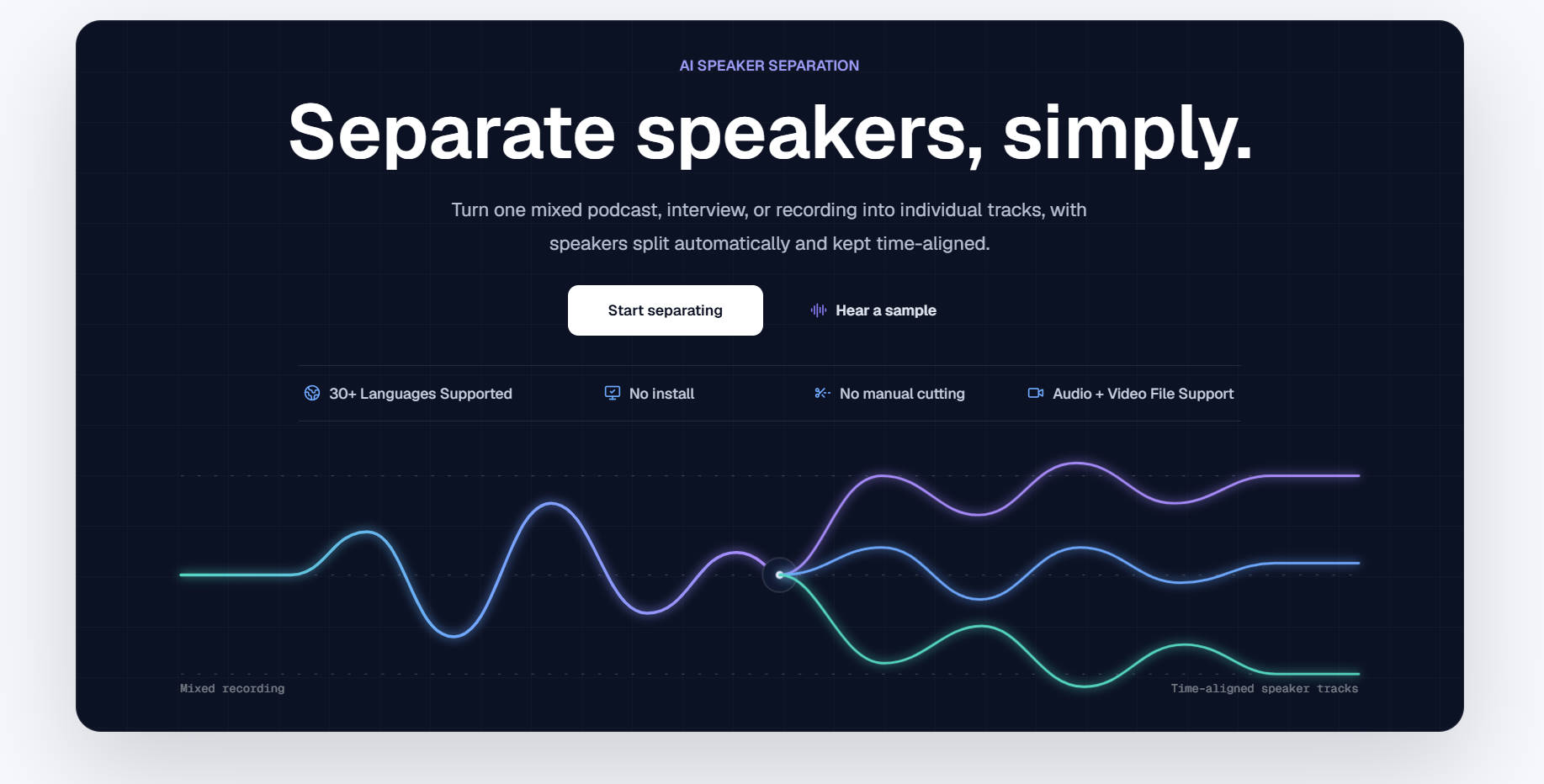 Seply AI Speaker Split - Product Image